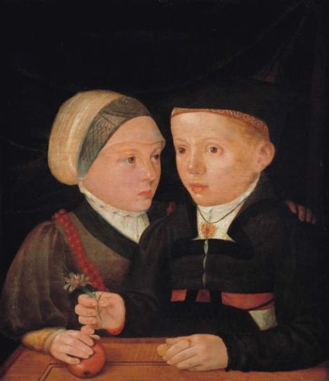 Jakob Seisenegger - Portrait of a brother and a sister
